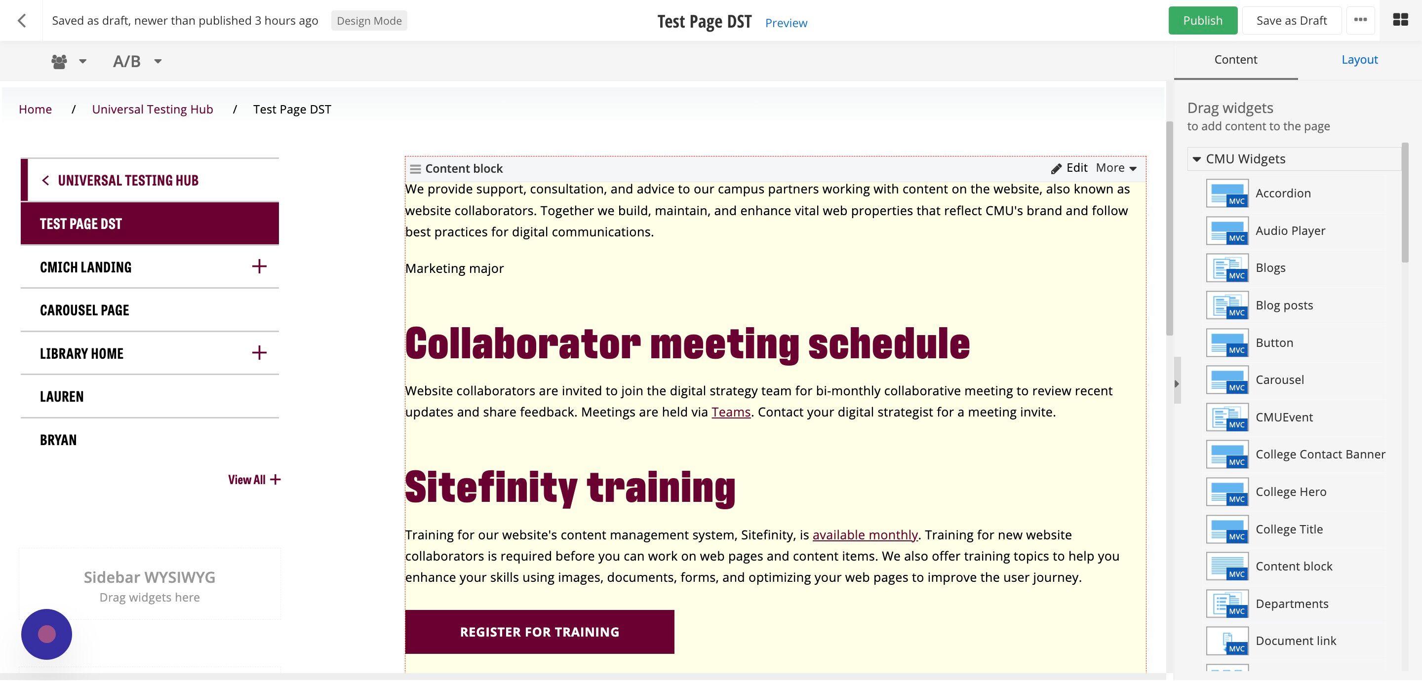 Screenshot of: Click 