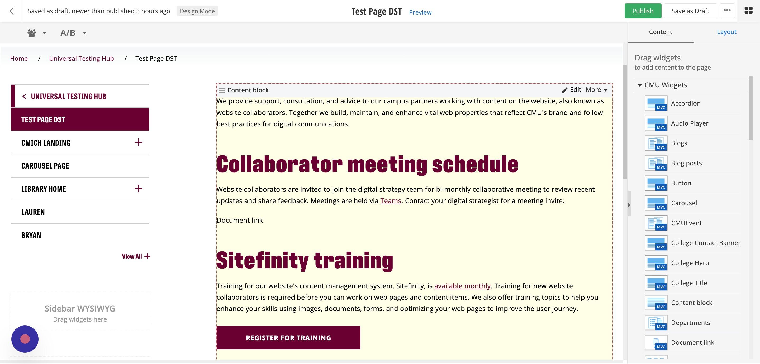 Screenshot of: Click 