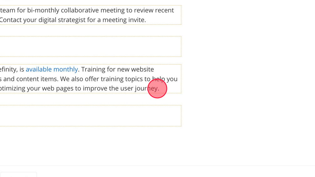 Screenshot of: Highlight the text you want to add a speedbump to.