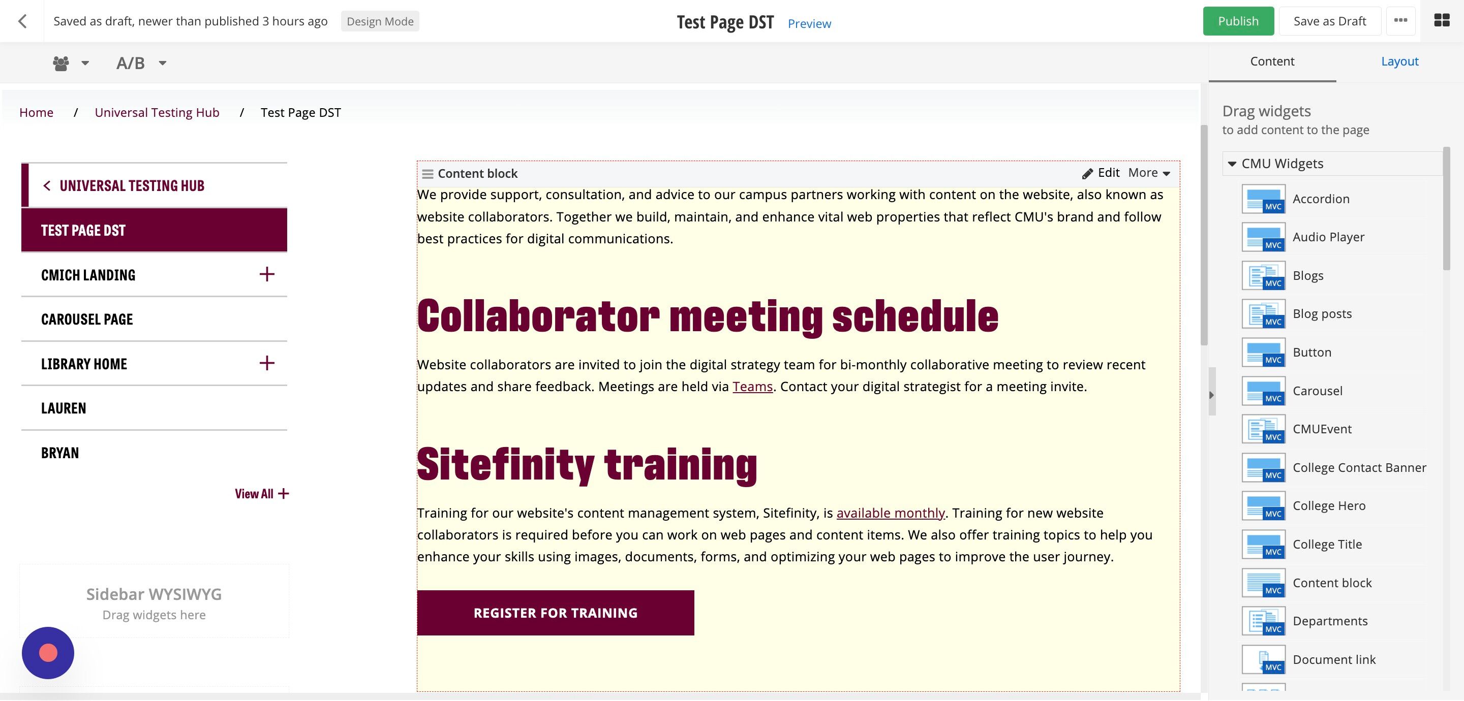 Screenshot of: Click 