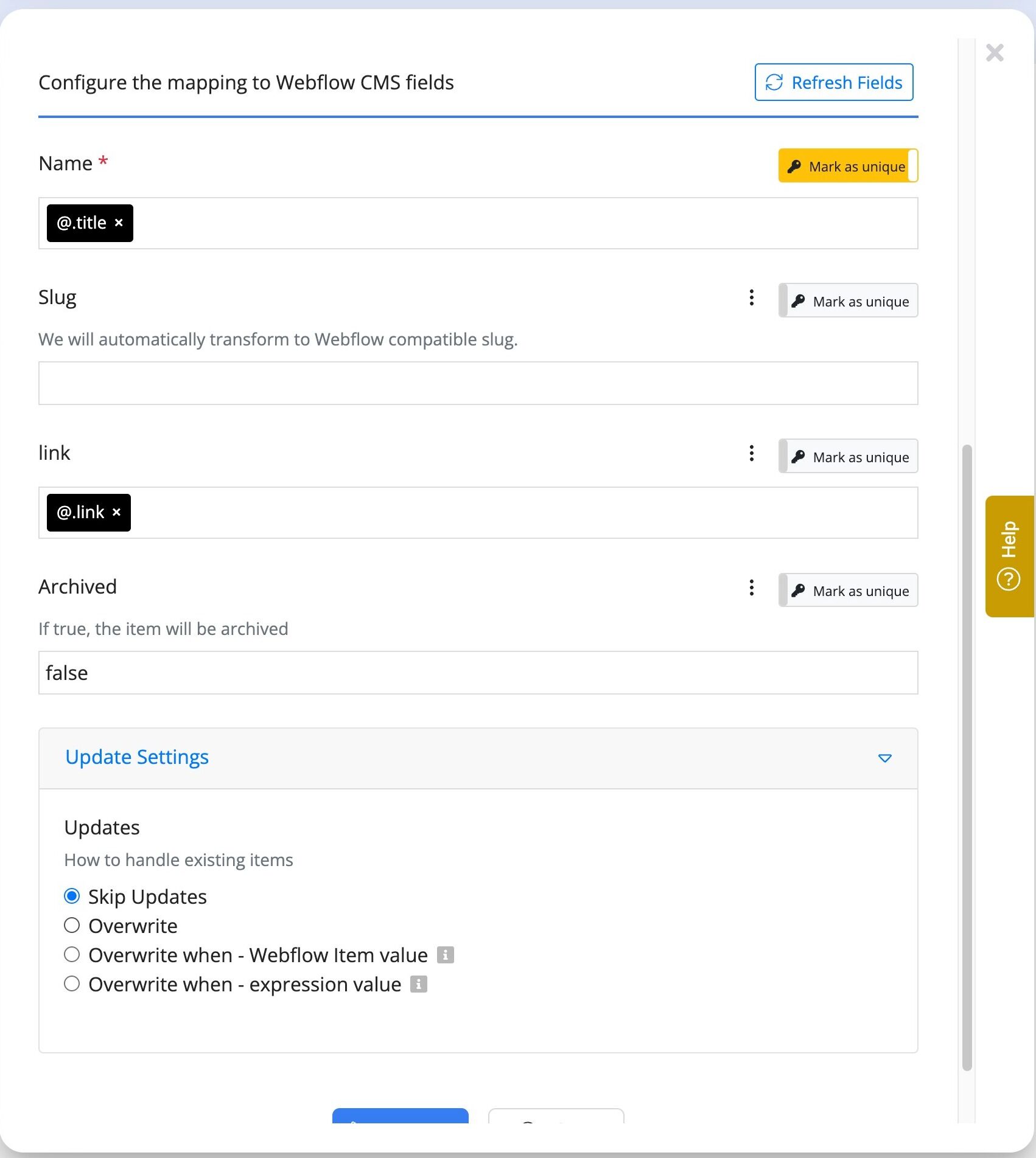 Screenshot of: Click "Overwrite"