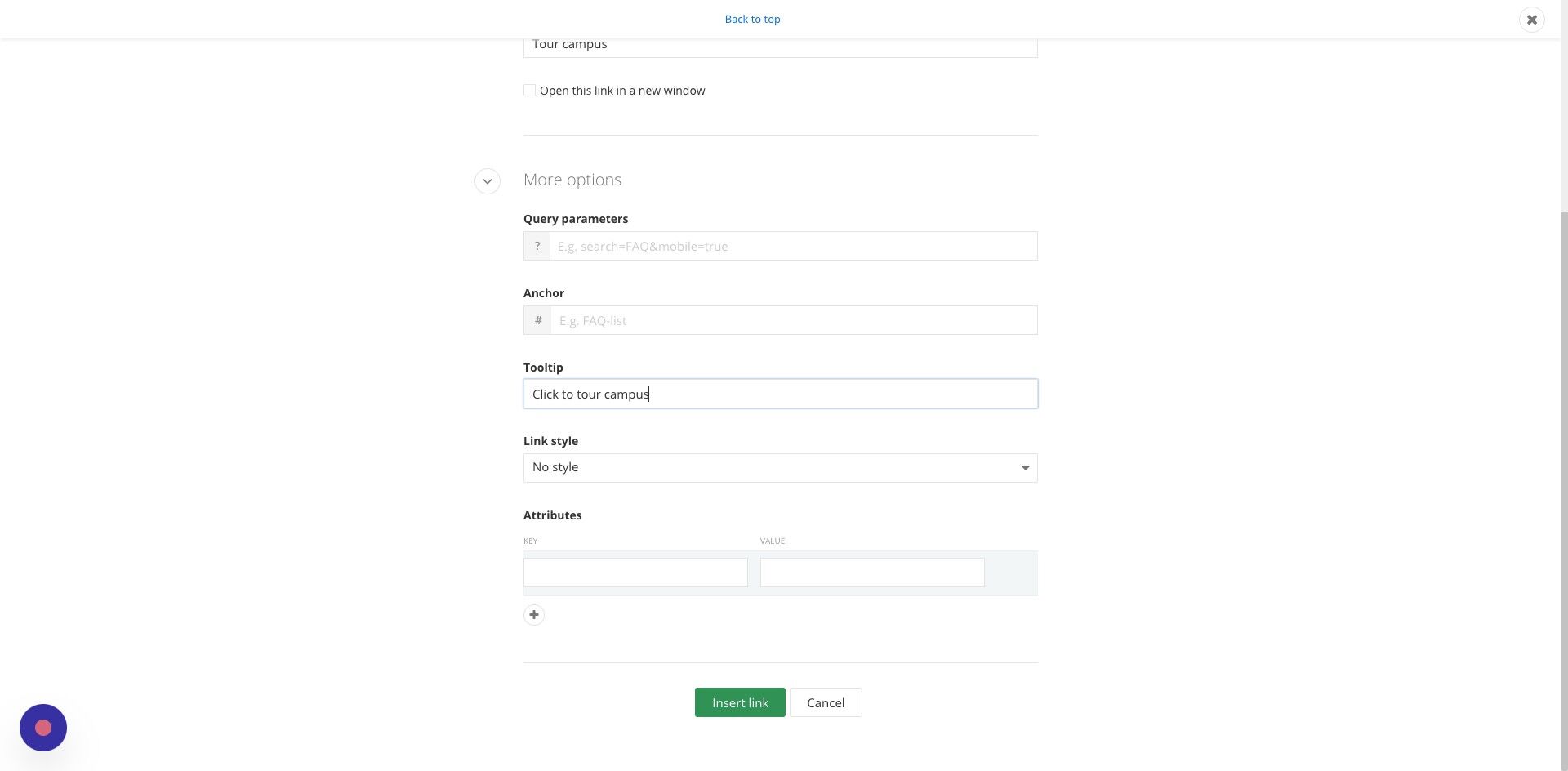 Screenshot of: Click 