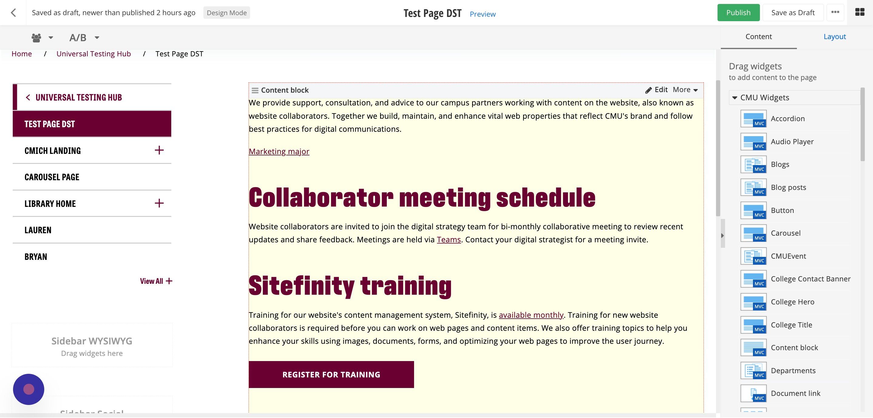 Screenshot of: Click 