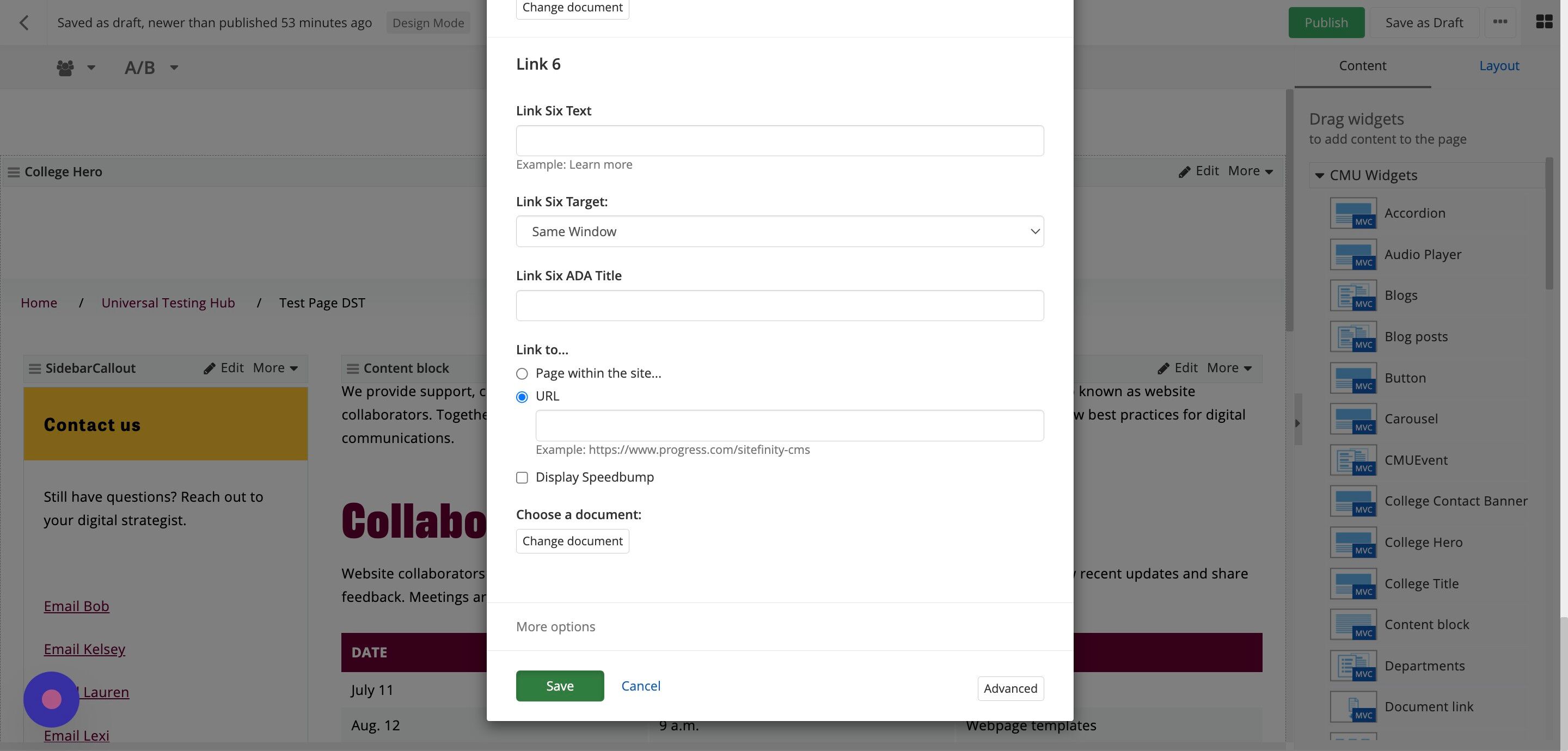 Screenshot of: Click 