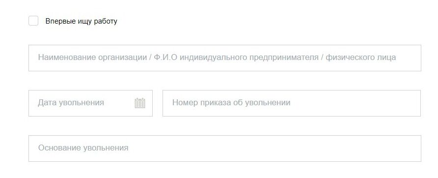 Screenshot of: Введите наименование организации, или Ф.И.О индивидуального предпринимателя, или физического лица. 