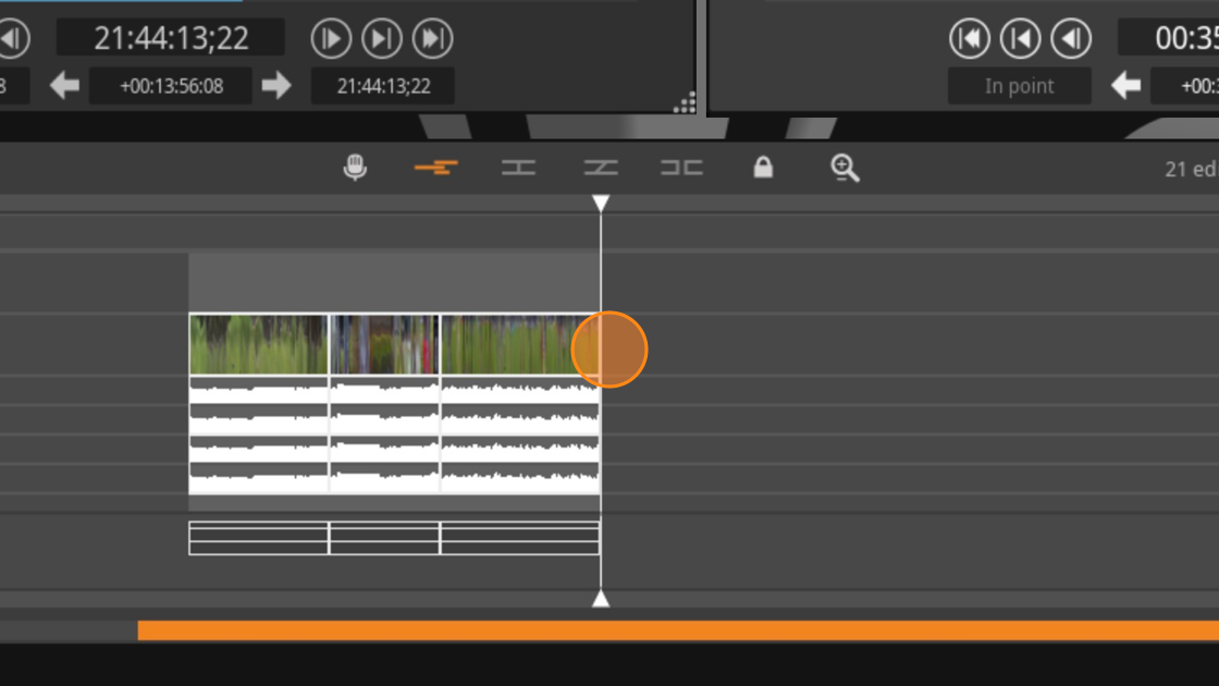 Screenshot of: Click here.
