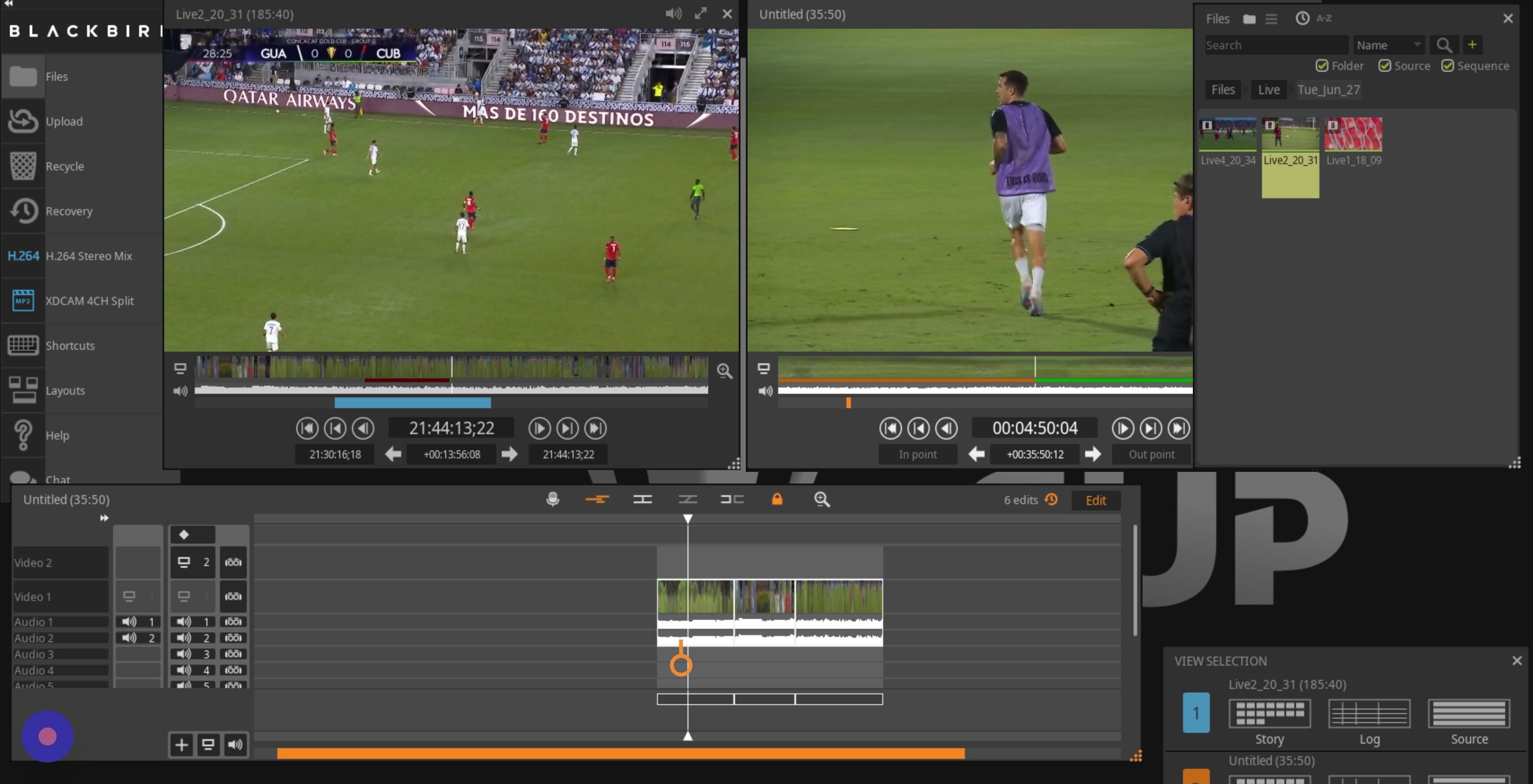 Screenshot of: Then move the existing track or tracks to a new track. 