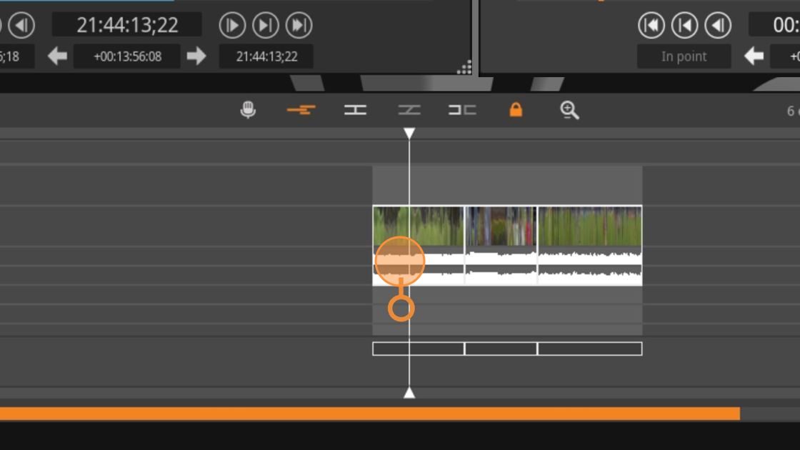 Screenshot of: Then move the existing track or tracks to a new track.