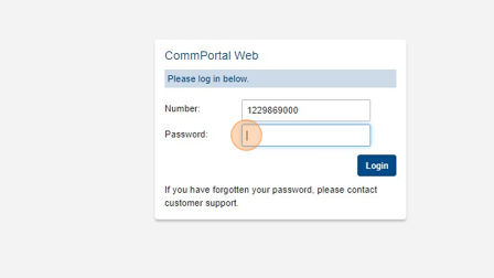 Screenshot of: Enter your password.