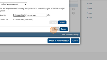 Screenshot of: Click "Save"