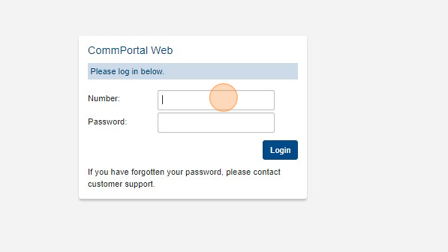 Screenshot of: Enter your number.