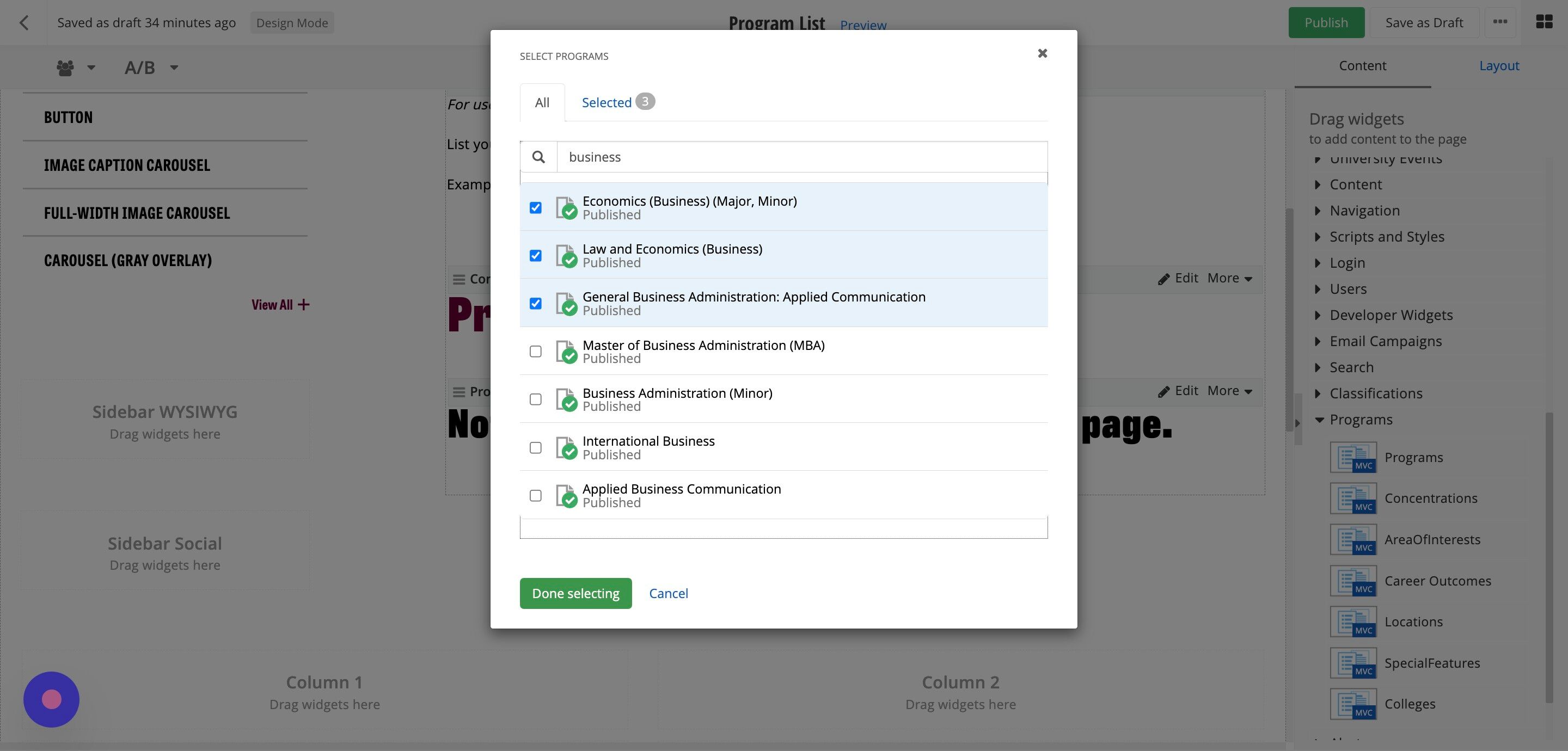 Screenshot of: Click 