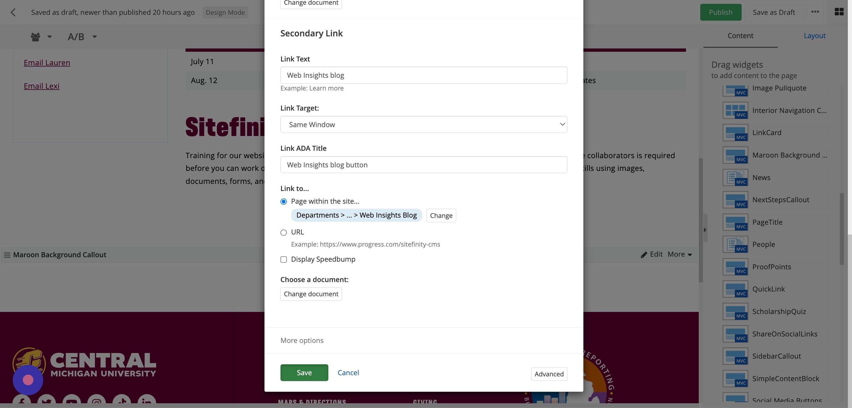 Screenshot of: Click 