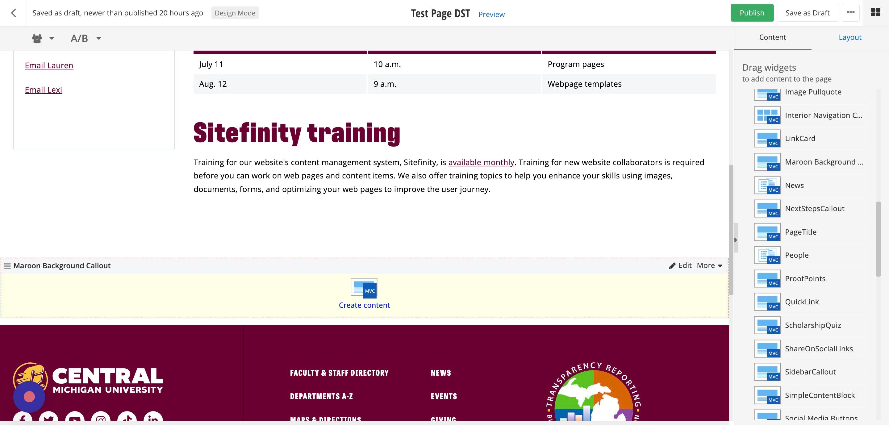 Screenshot of: Click 