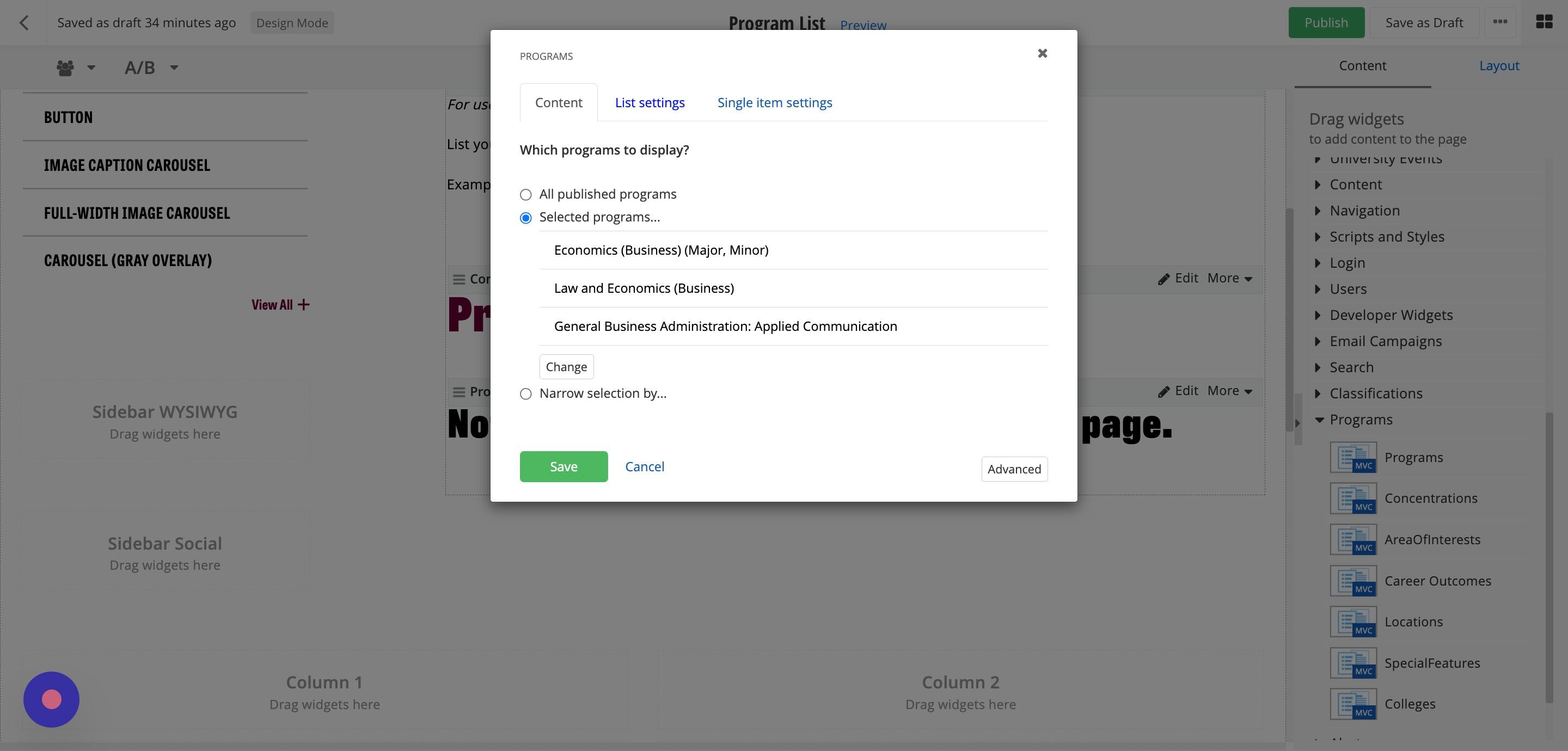 Screenshot of: Click 