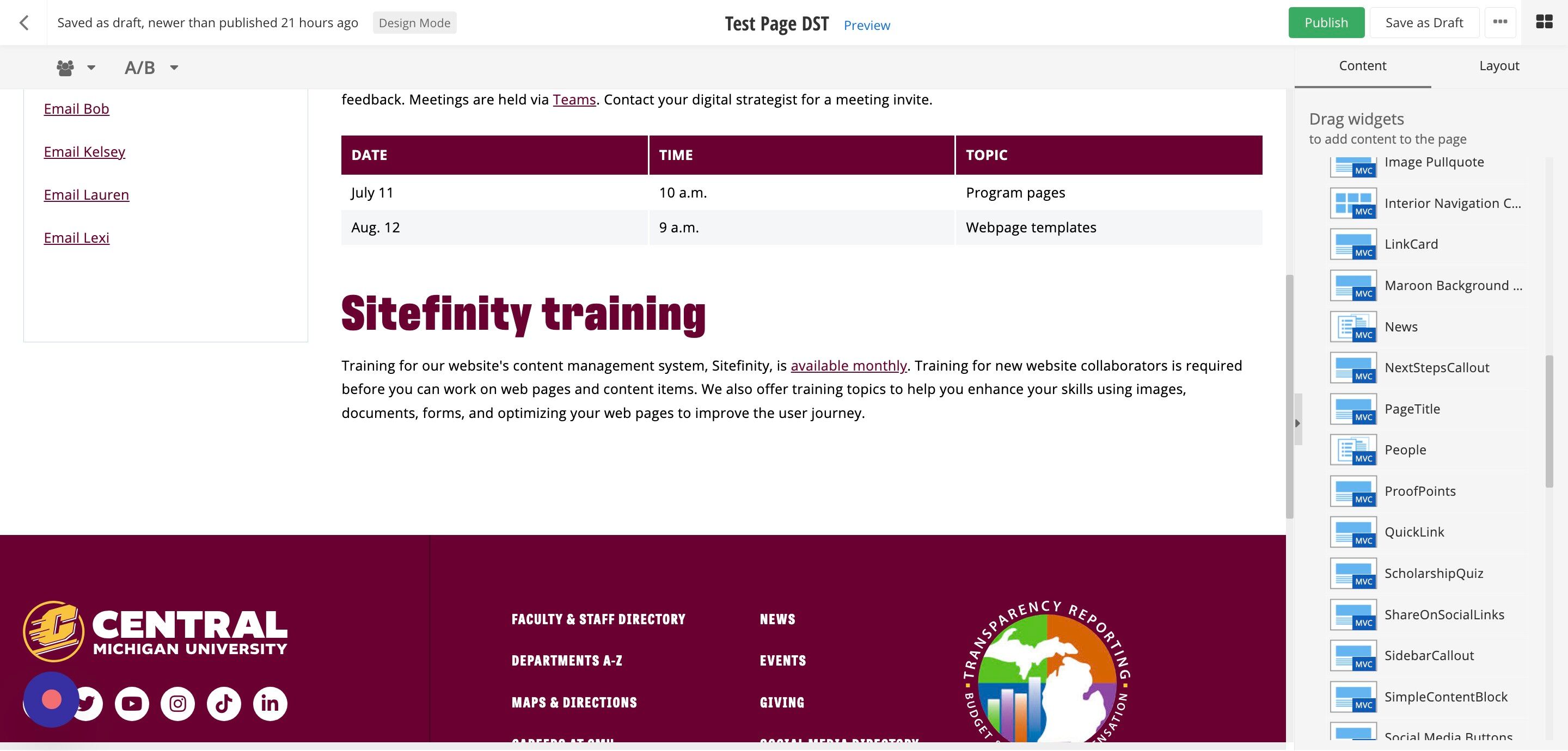 Screenshot of: Navigate to the 