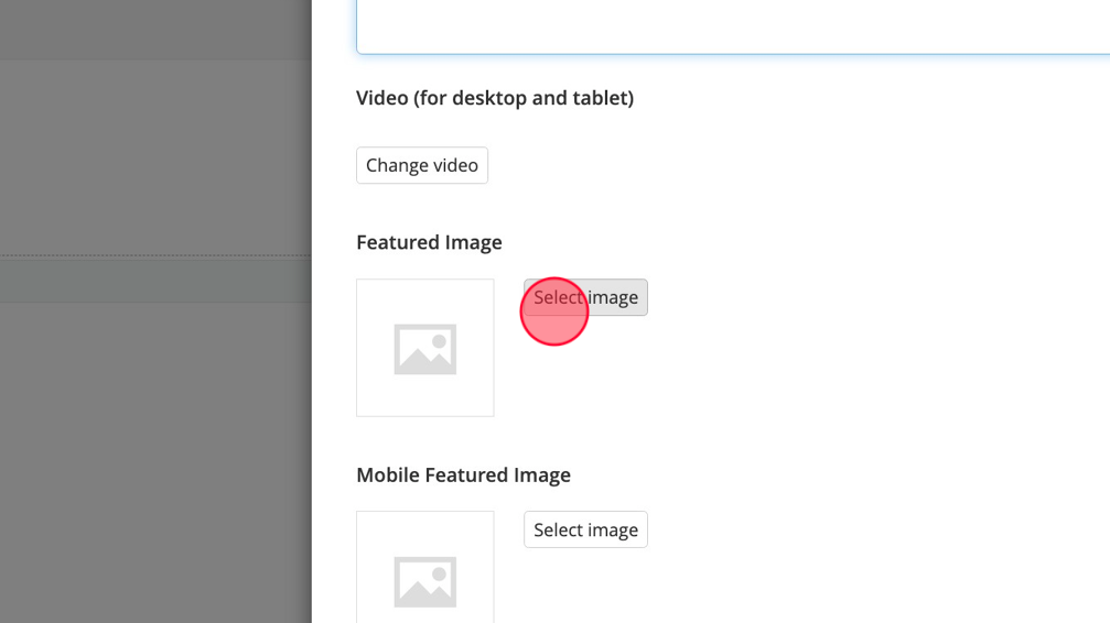 Screenshot of: Click