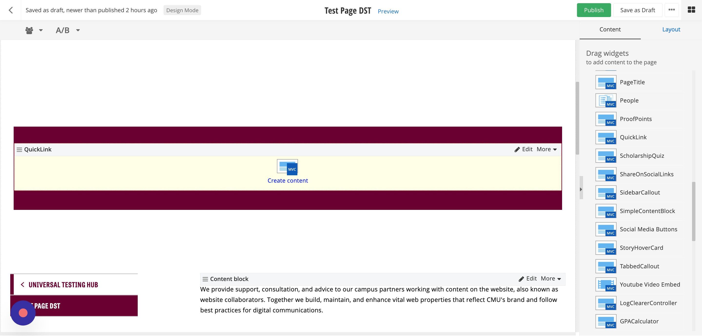 Screenshot of: Click 