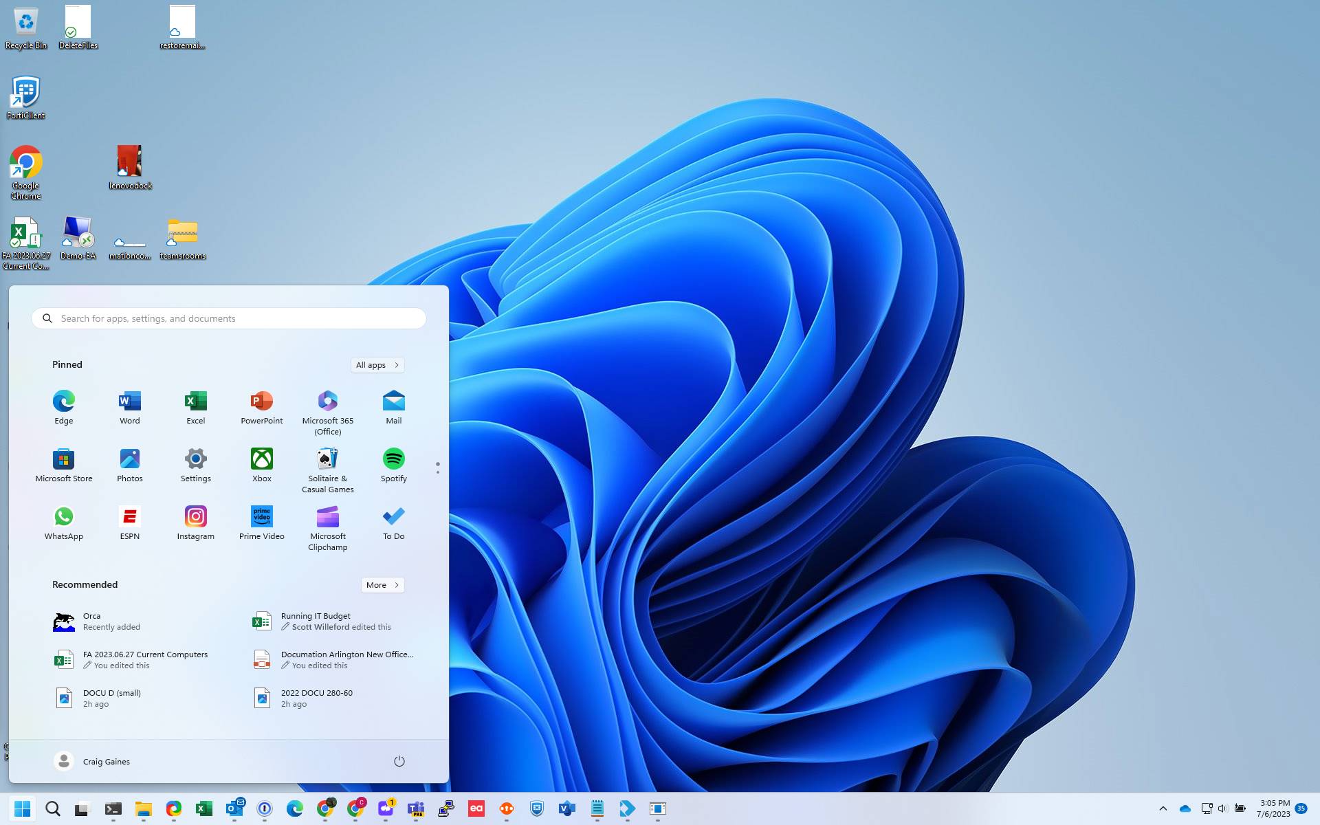 Screenshot of: Click All apps