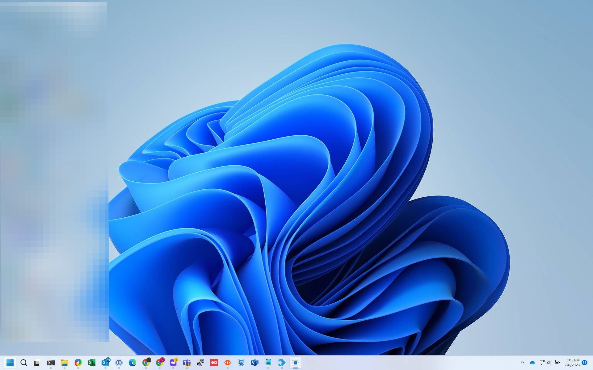 Screenshot of: Click "Start"