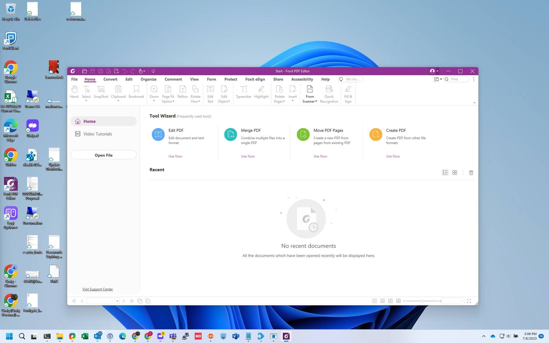 Screenshot of: Click here: