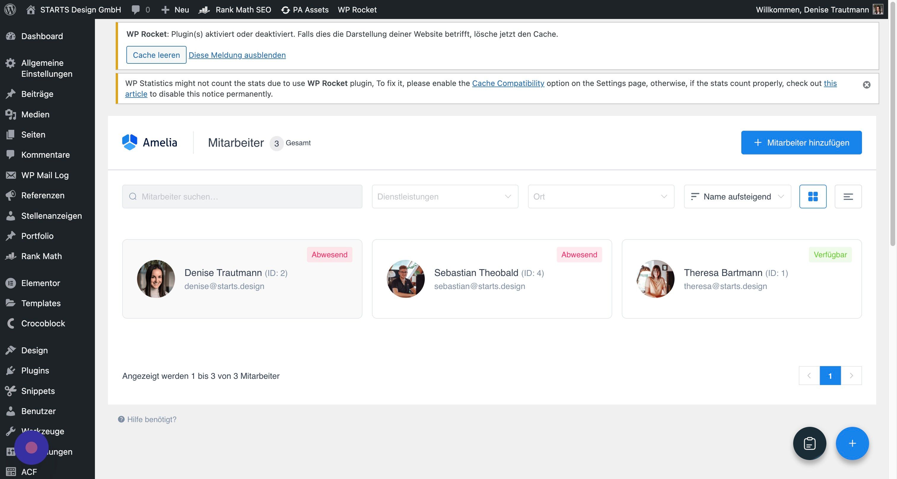 Screenshot of: Klicke dann auf Dein Profil.