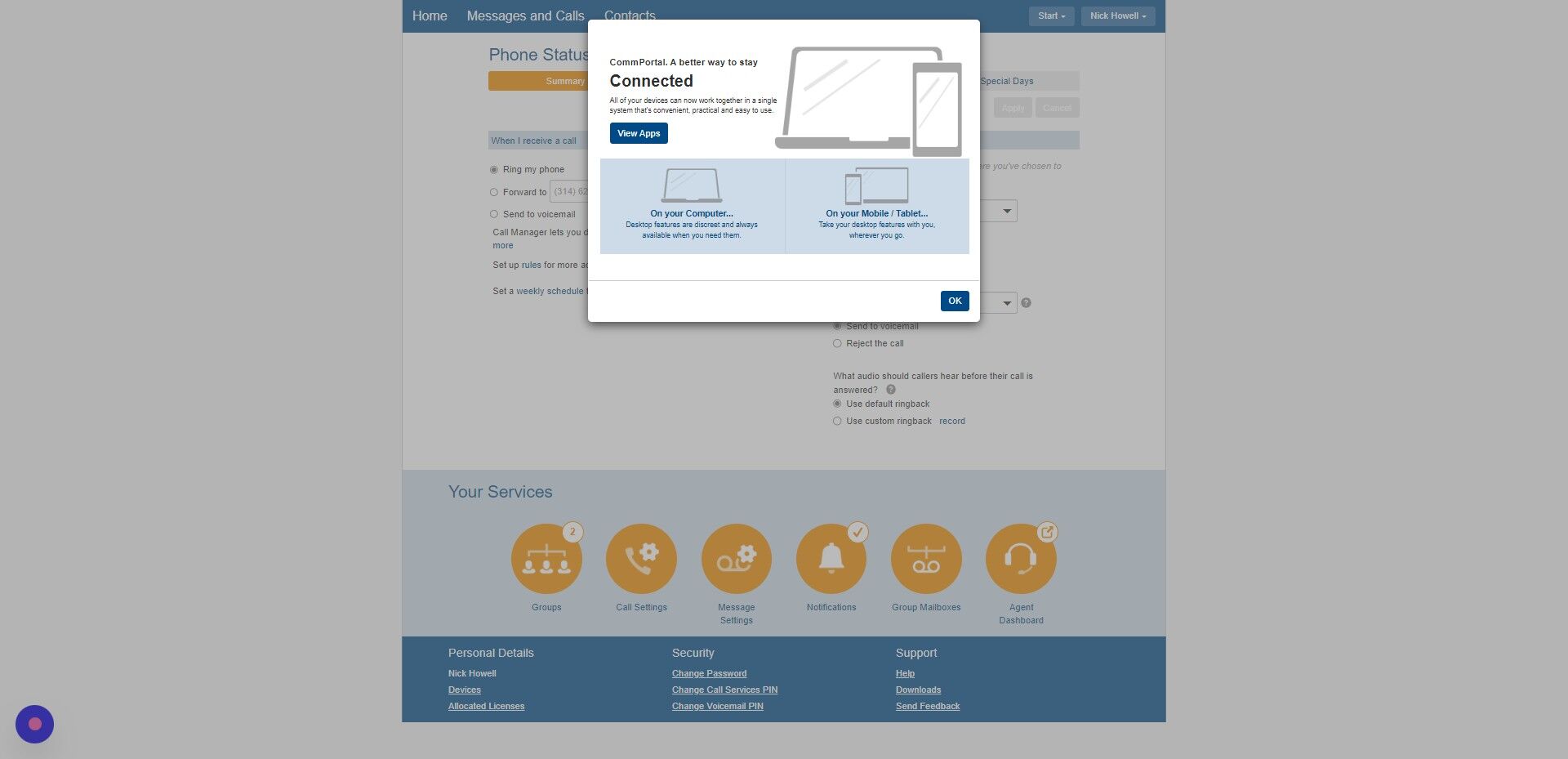 Screenshot of: Click "On your computer..."