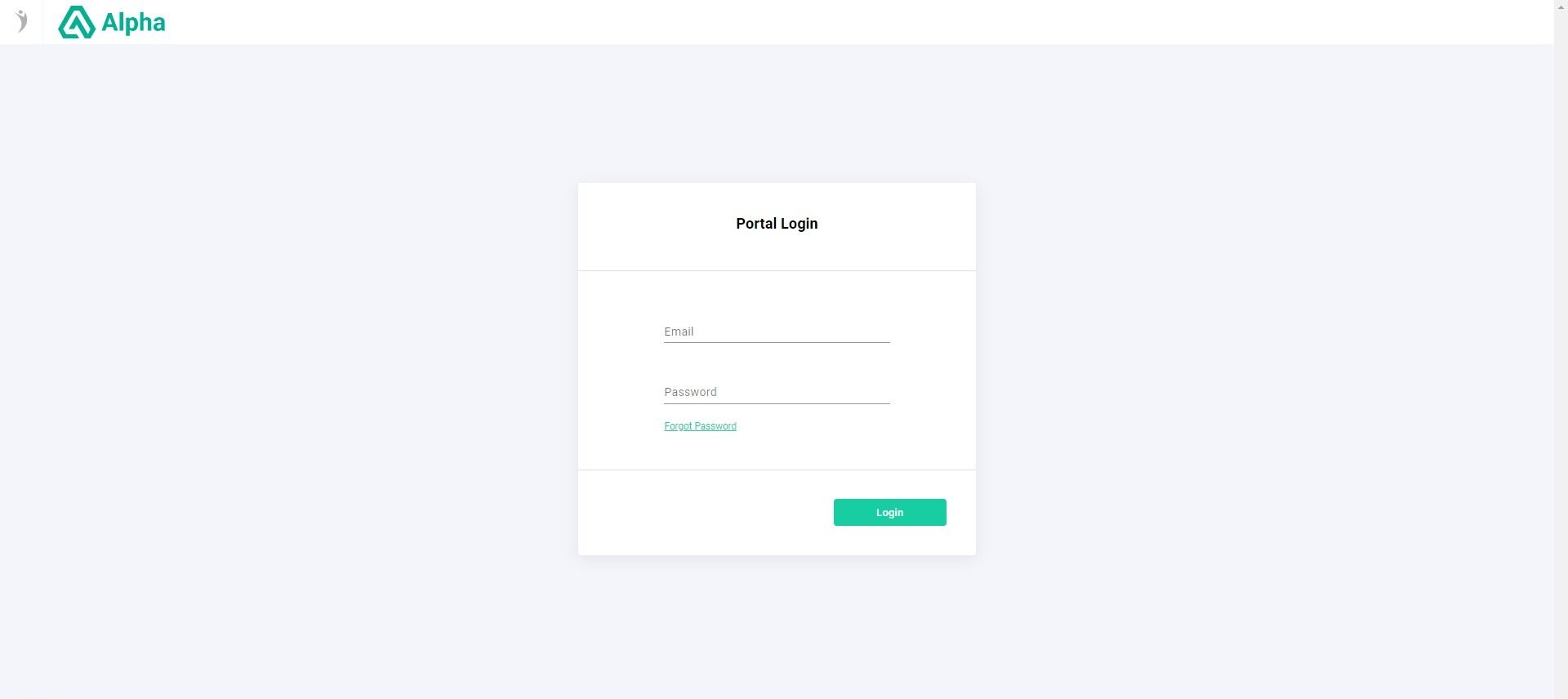 Screenshot of: On the login page, click on "Forgot Password".
