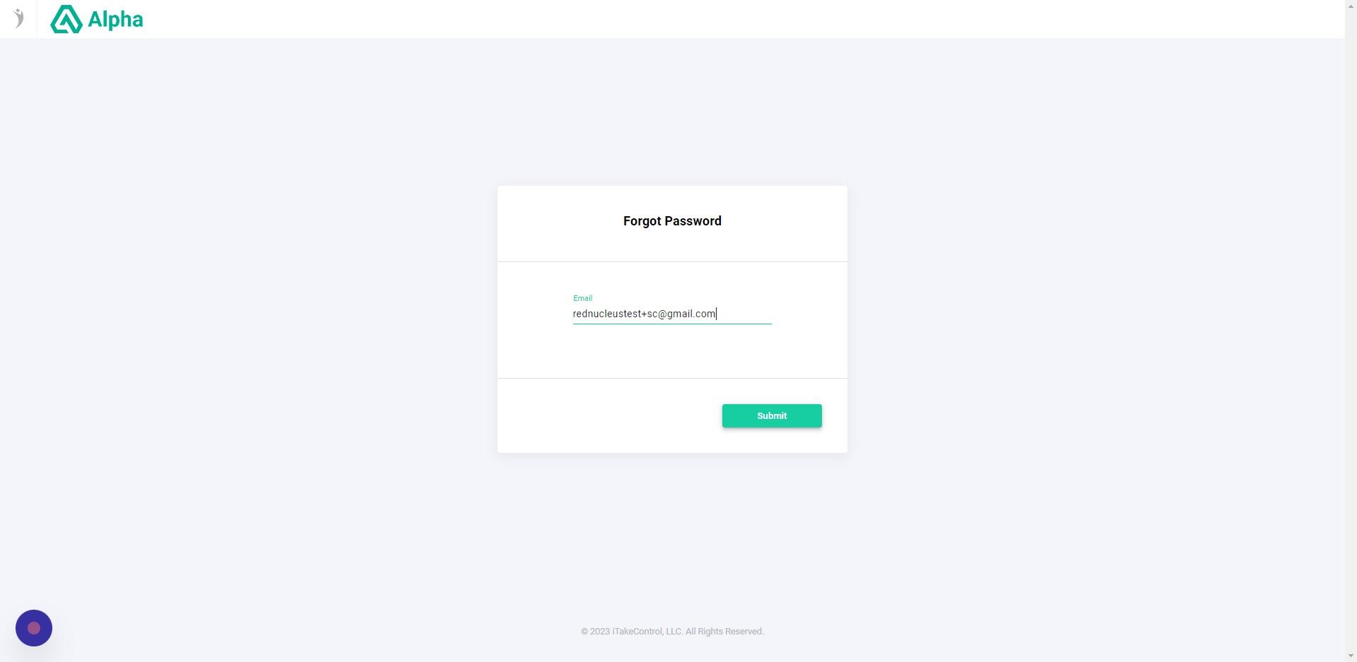 Screenshot of: Click "Submit".