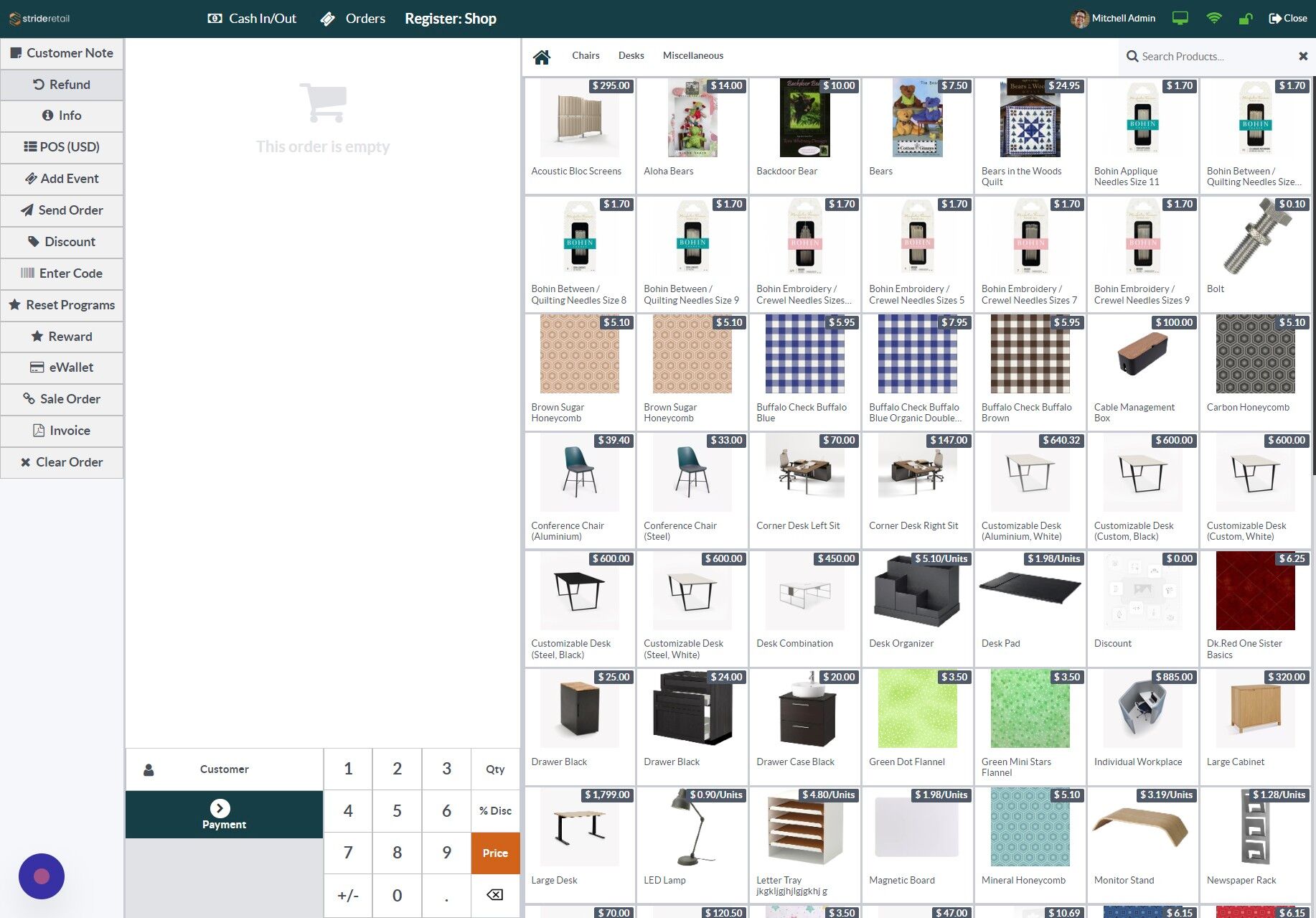 Screenshot of: Click the "Refund" Button