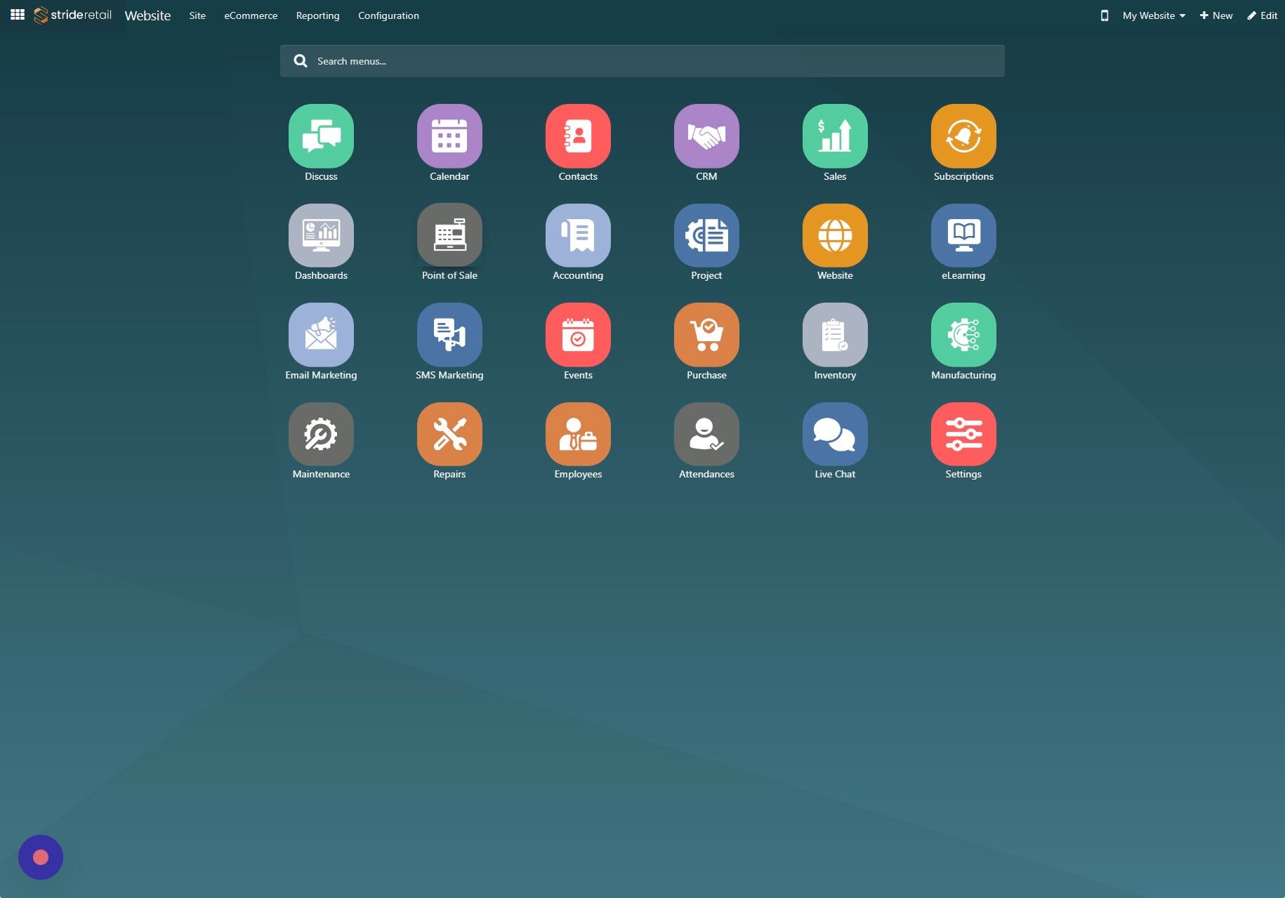 Screenshot of: Click this image to see how the point of sale works.