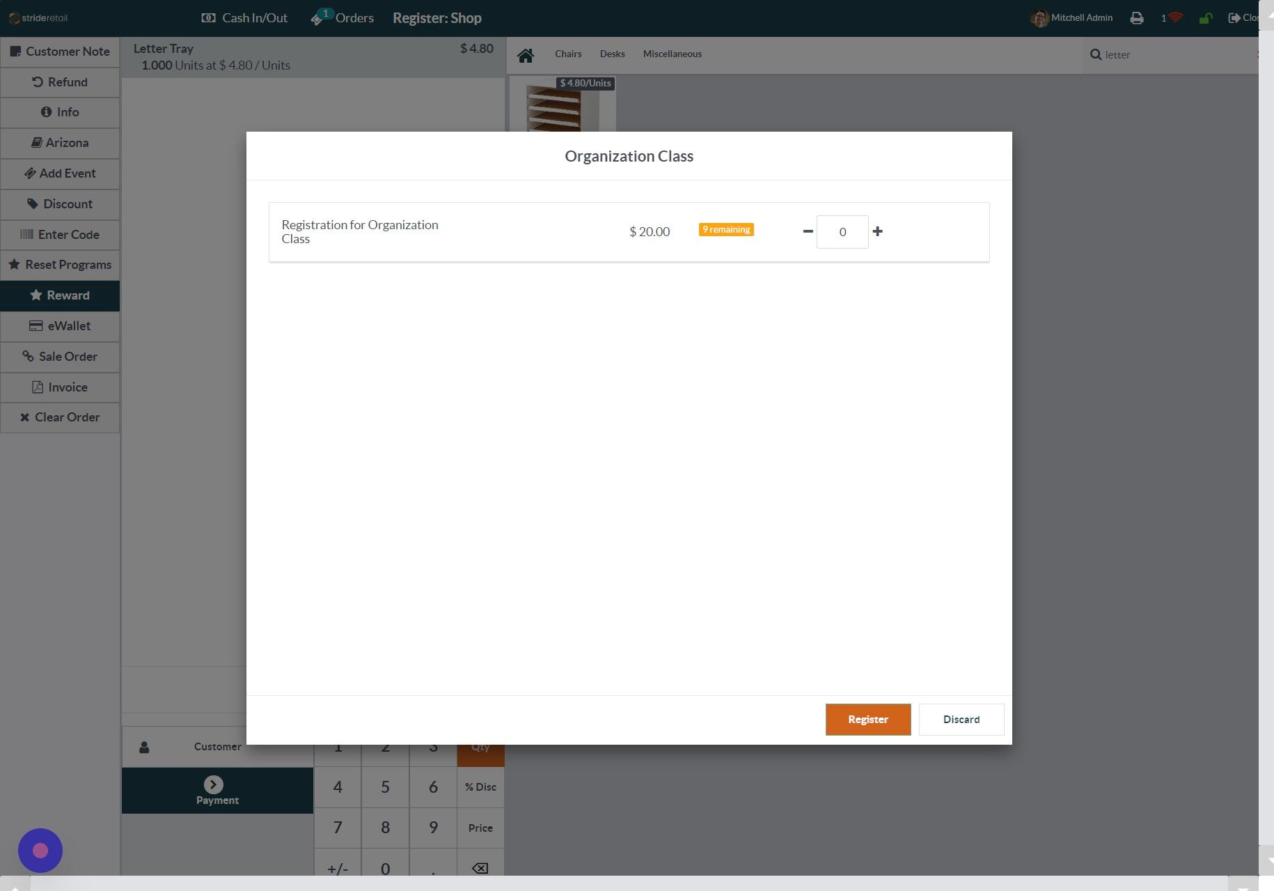Screenshot of: Click here.