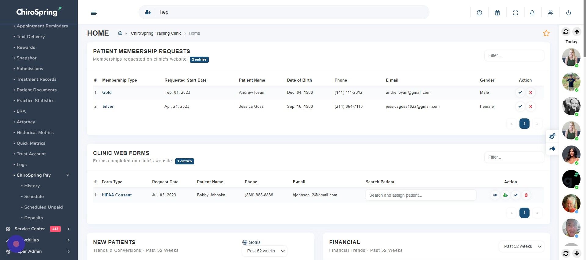 Screenshot of: Click