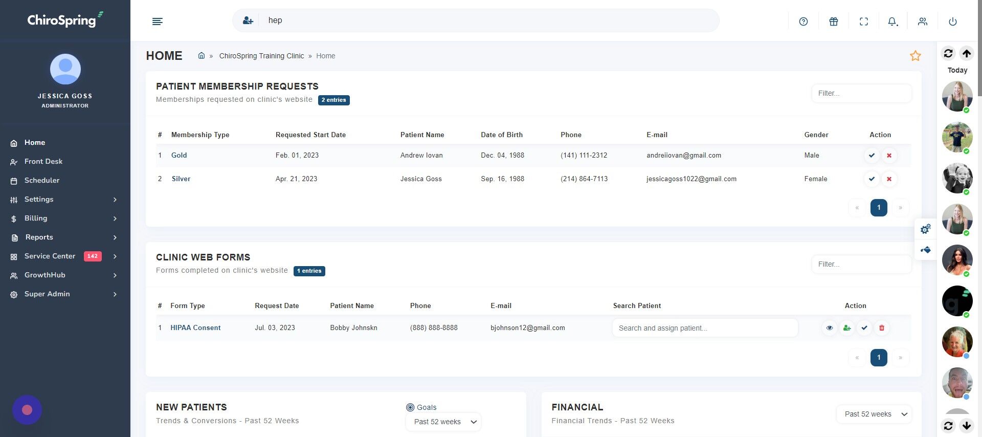 Screenshot of: Click