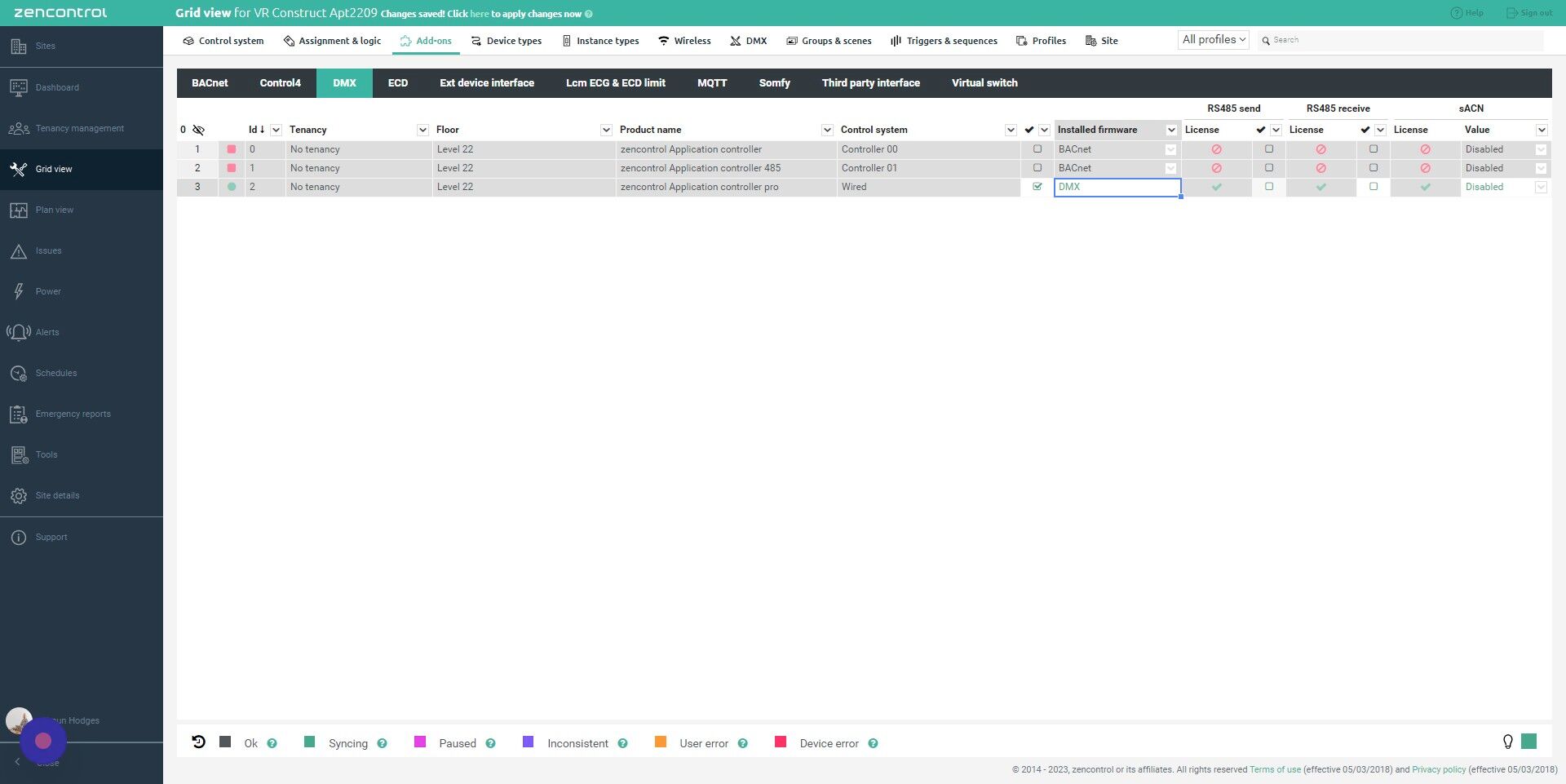 Screenshot of: Click here.