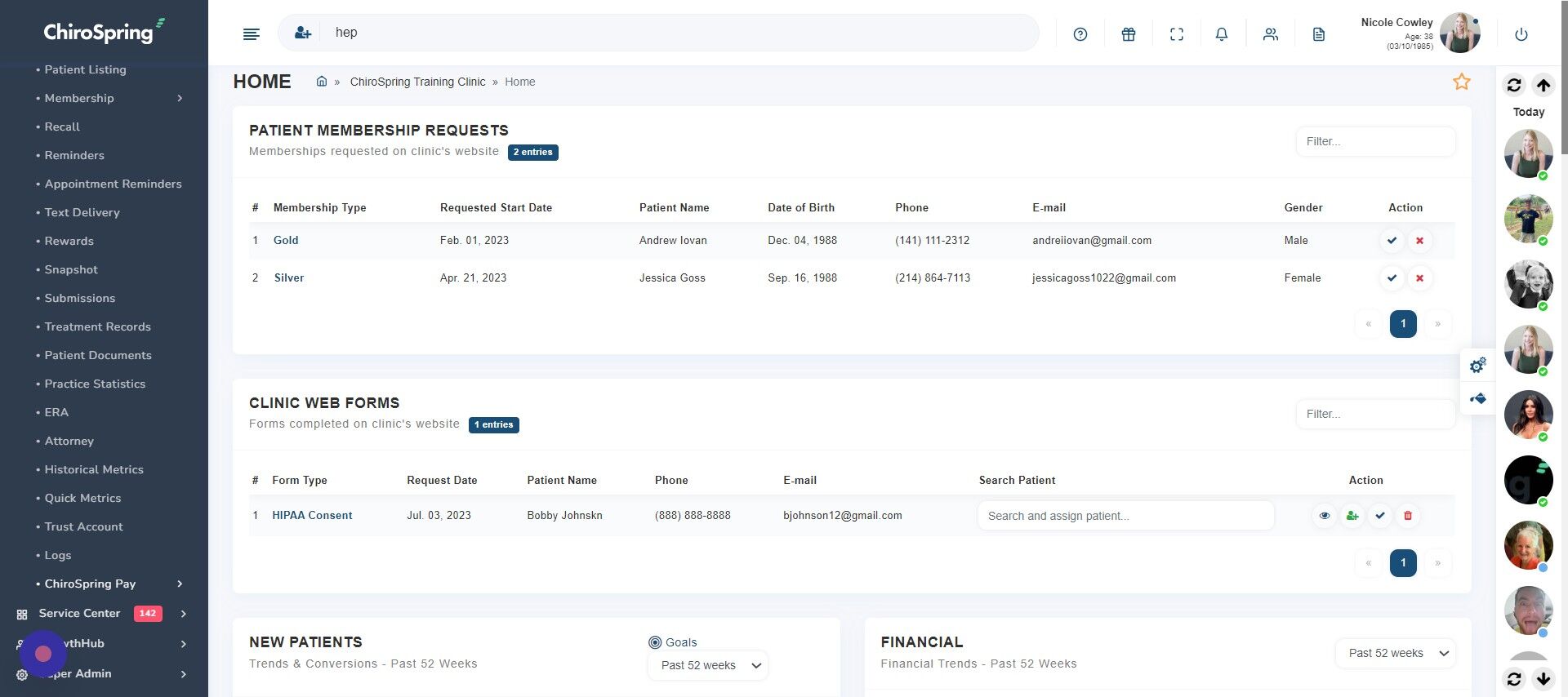 Screenshot of: Click
