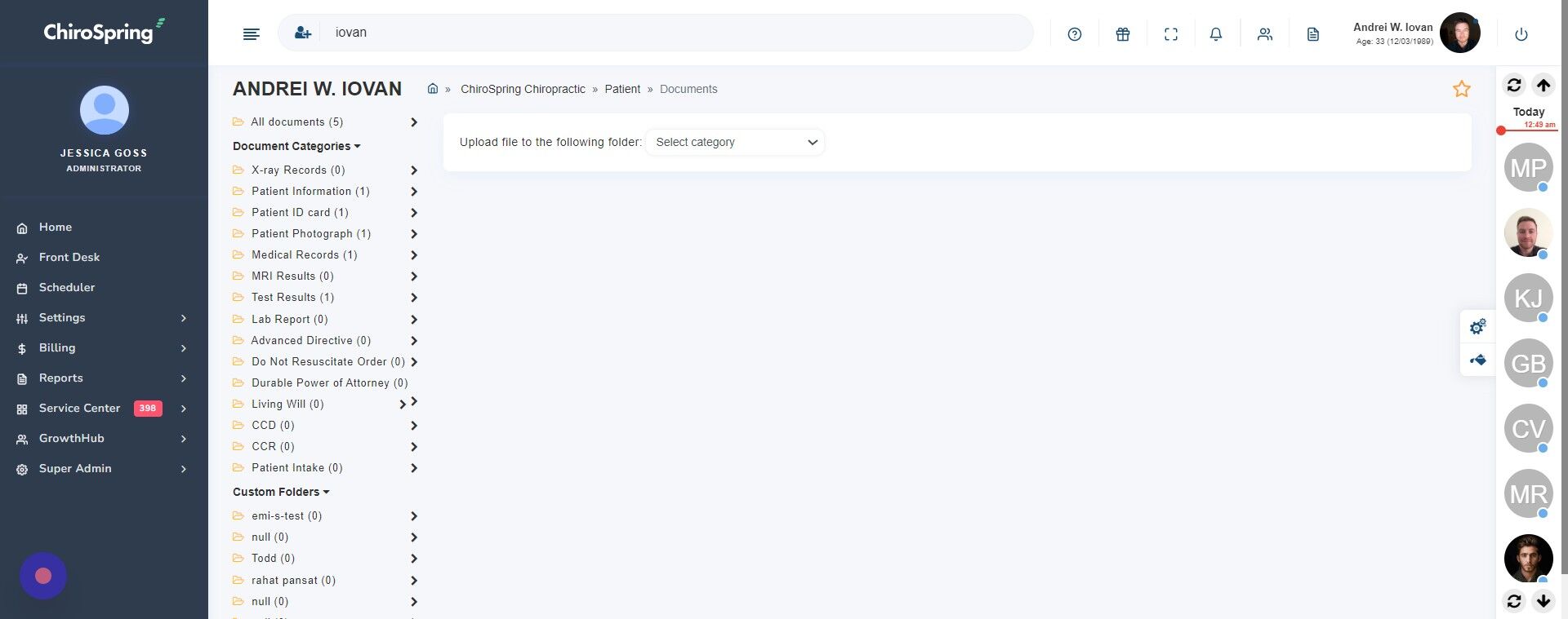 Screenshot of: Click 