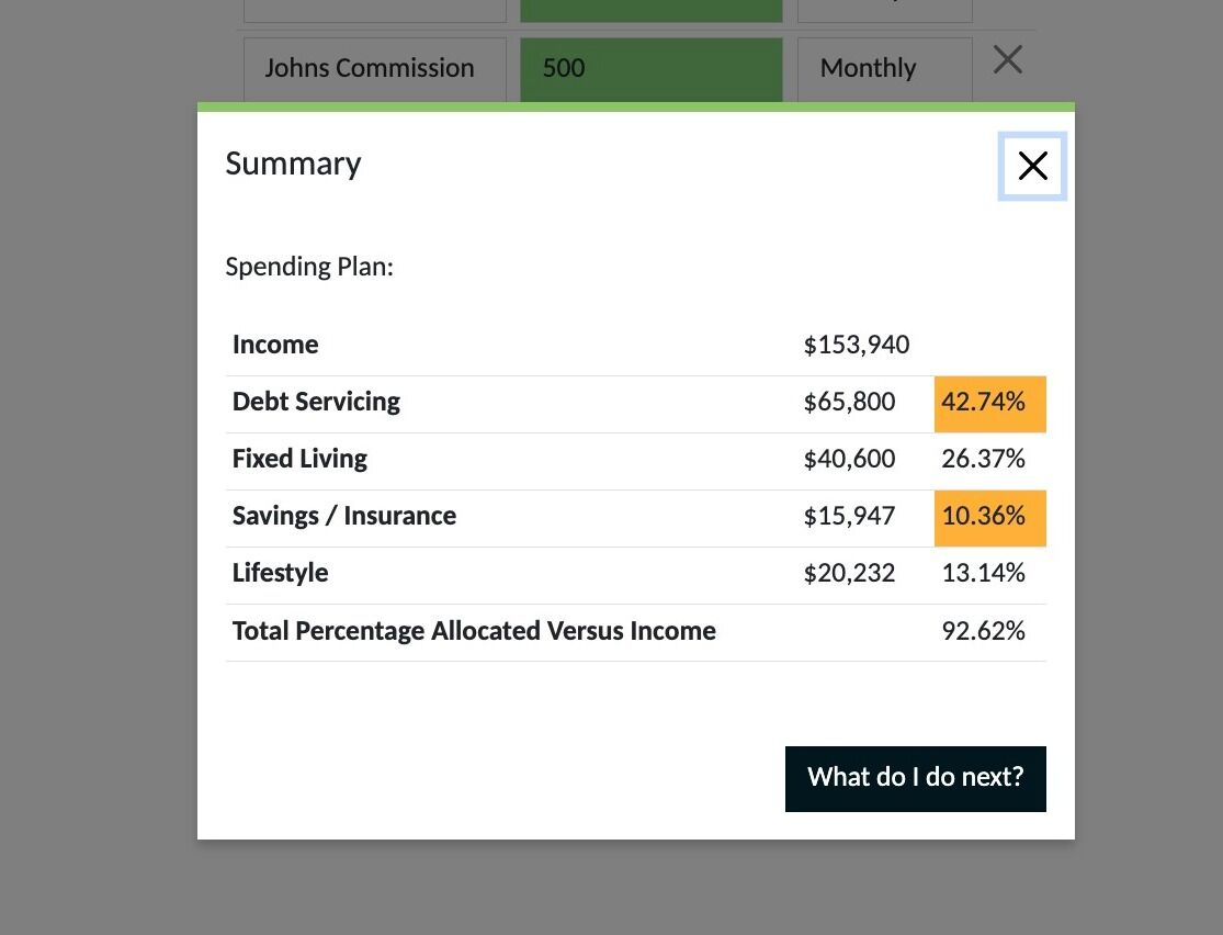 Screenshot of: Close the pop up window