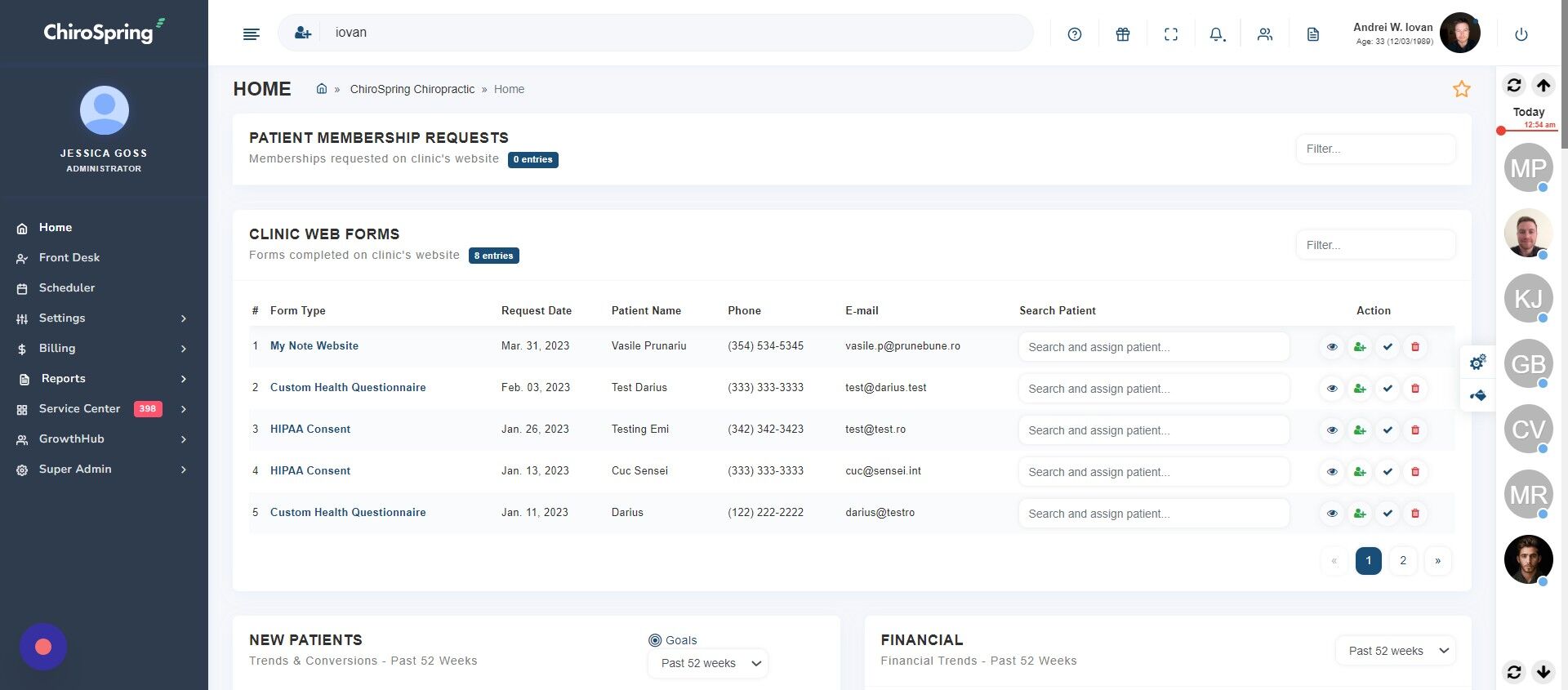 Screenshot of: Click 