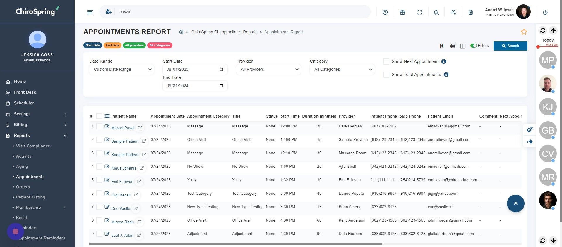 Screenshot of: Click 