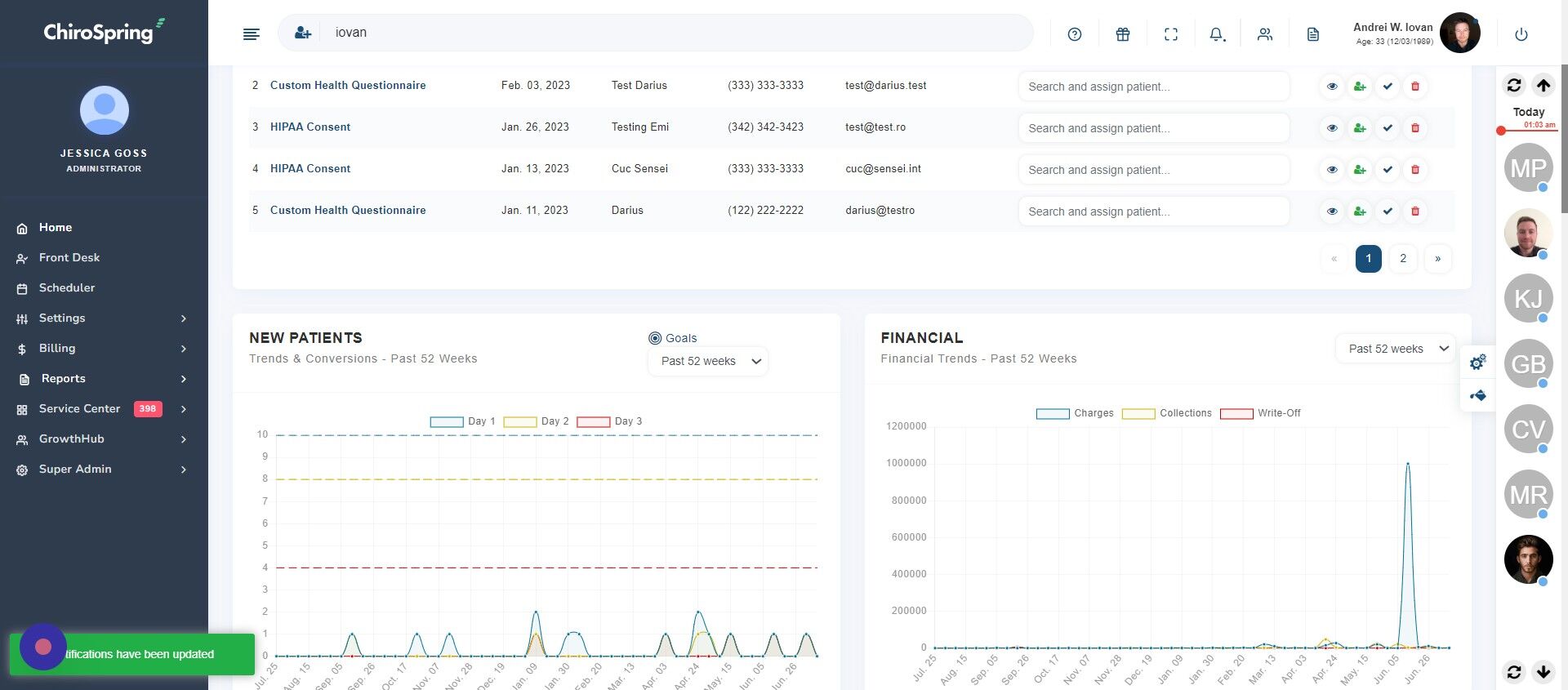 Screenshot of: Click 