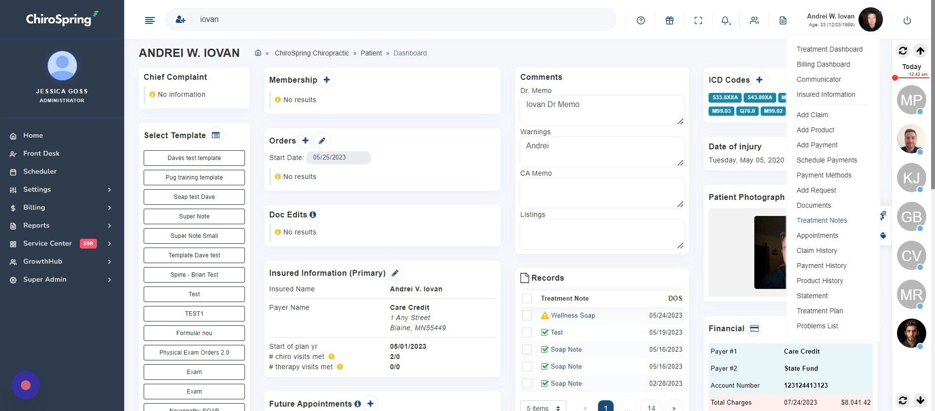 Screenshot of: Click 