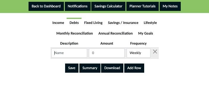 Screenshot of: Click the "Name" field and enter a description