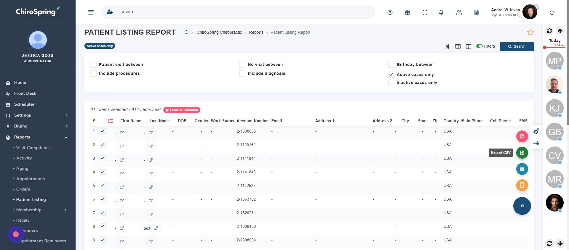 Screenshot of: Select 