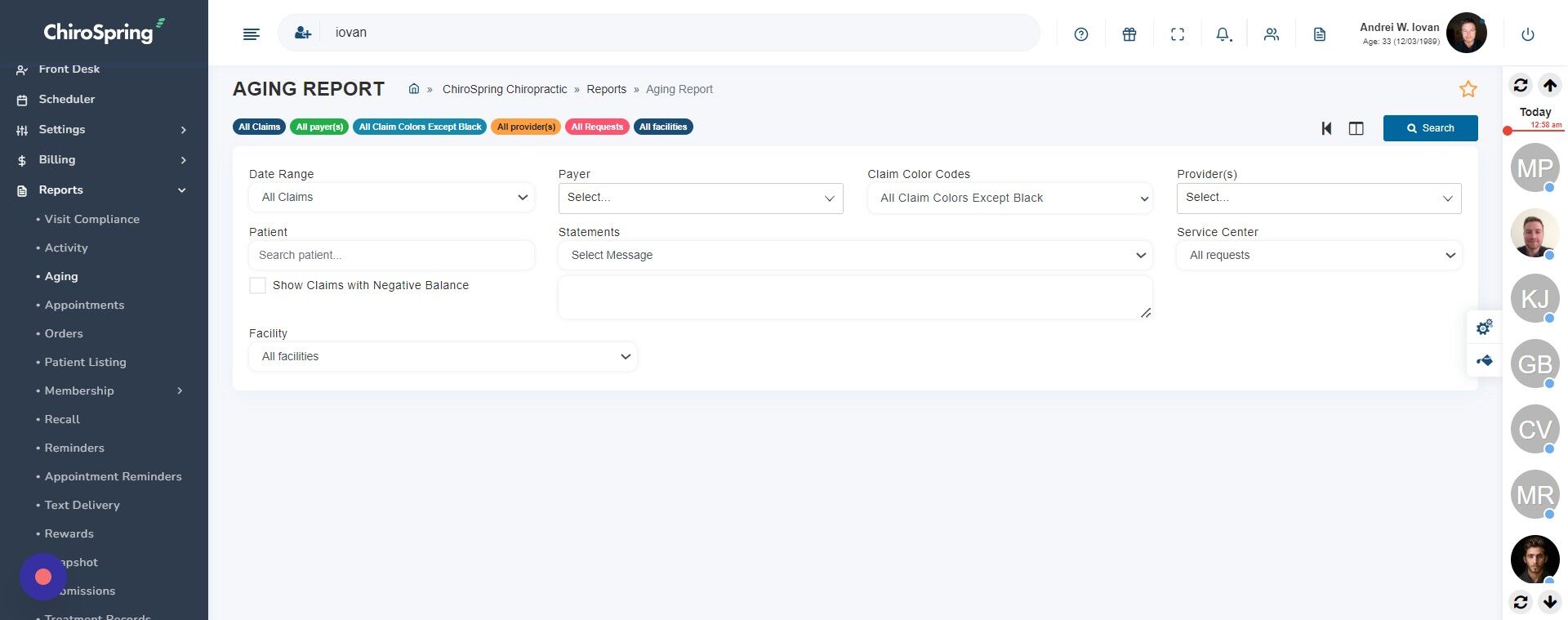Screenshot of: Click 