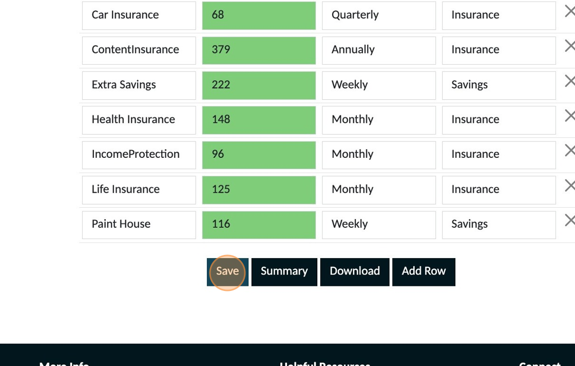 Screenshot of: Click "Save"