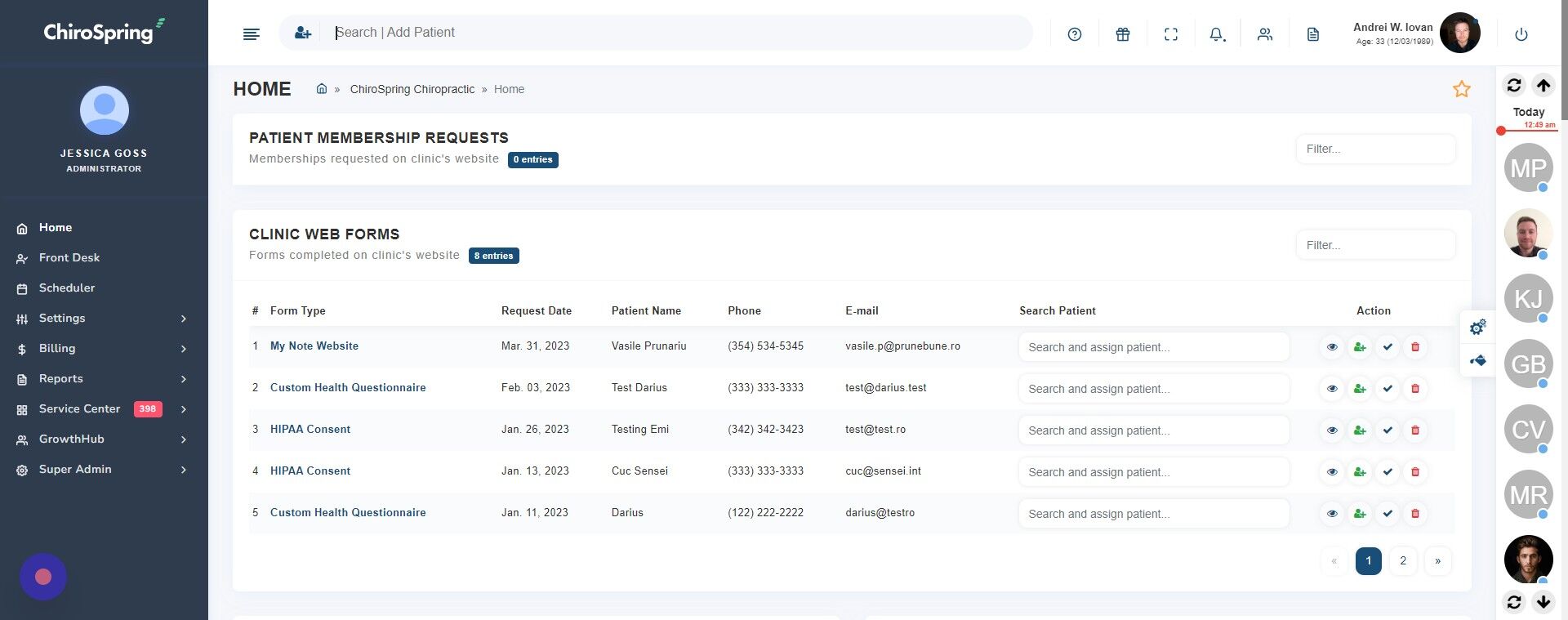 Screenshot of: Click the 