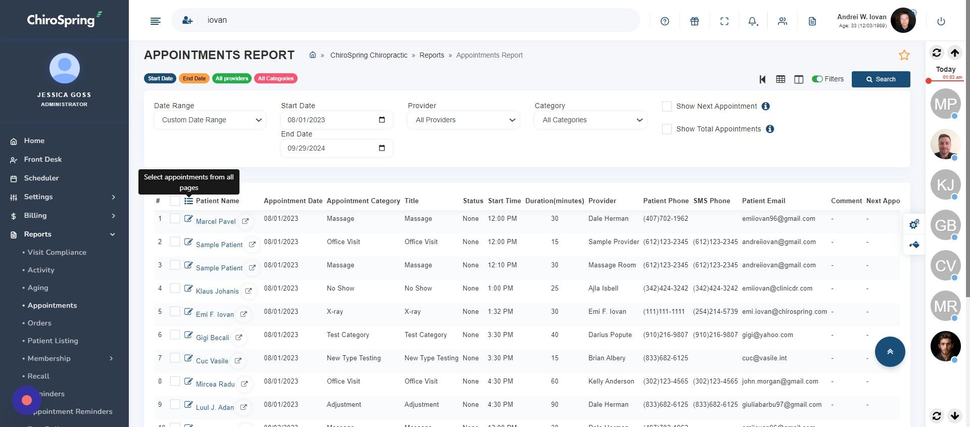 Screenshot of: Click 