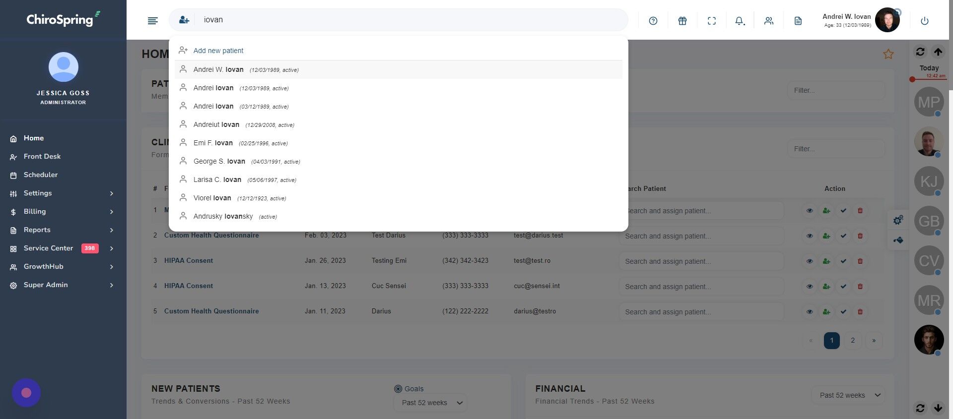 Screenshot of: Select 