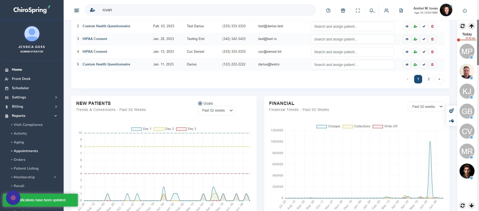 Screenshot of: Click 
